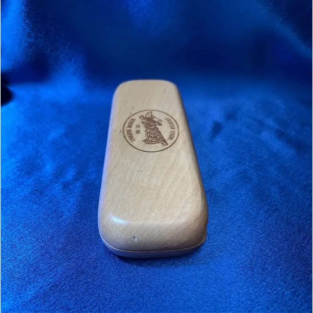 Wooden Pen Holder with MLB Angels Baseball Logo 1998